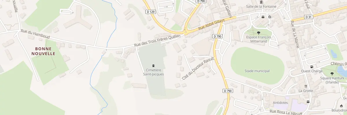 Plan du 6 Cité du Doc Raoult à Rostrenen