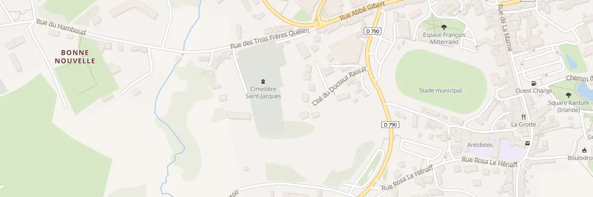 Plan du 12 Cité du Doc Raoult à Rostrenen