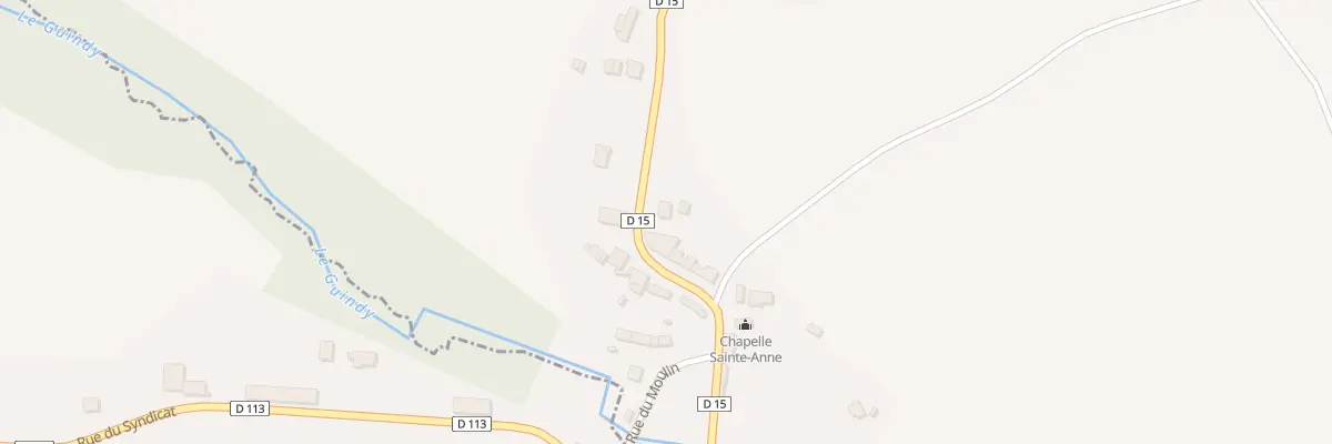 Plan du 18 Rue de la Gare à Pédernec