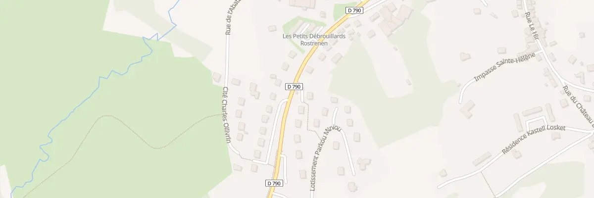 Plan du 39 Rue Rosa Le Hénaff à Rostrenen