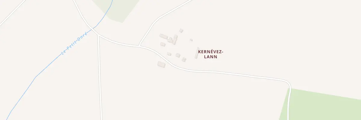 Plan du 1527 Kernevez Lan à Kergrist-Moëlou