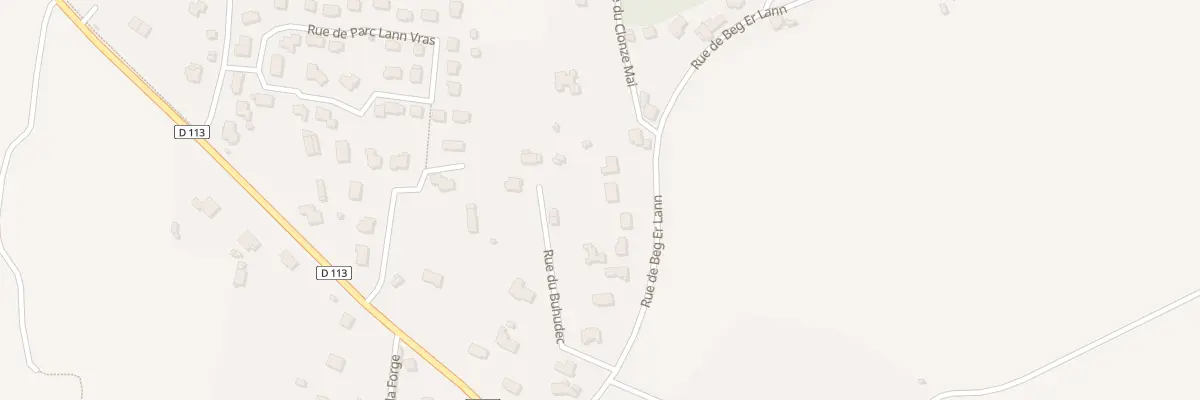 Plan du 19 Rue de Beg er Lann à Calan