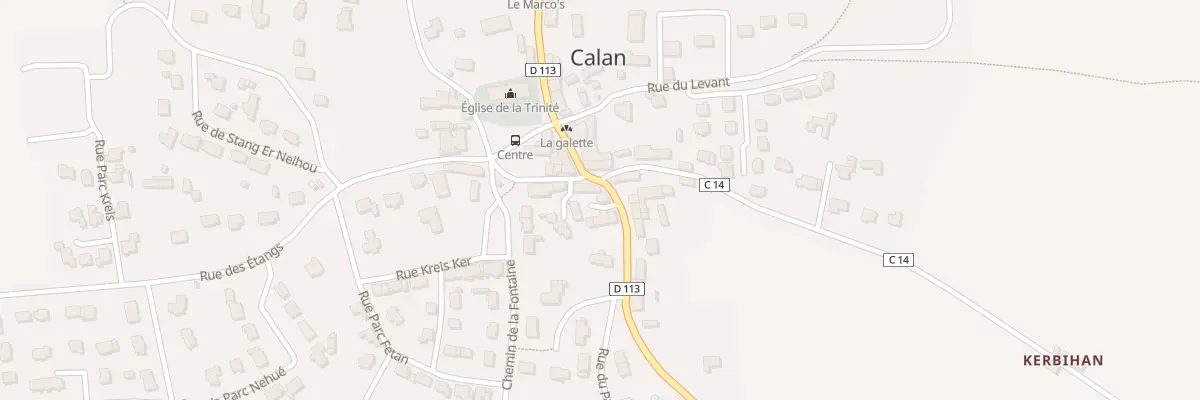 Plan du 5054 Le Bourg à Calan