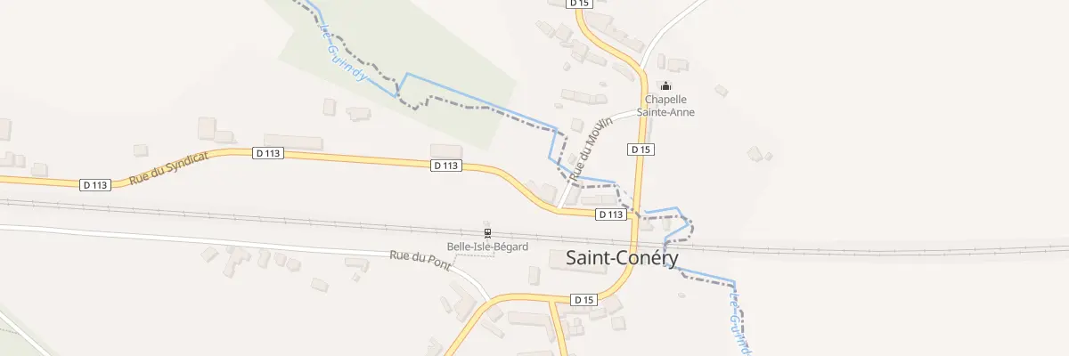 Plan du 8 Rue du Syndicat à Louargat