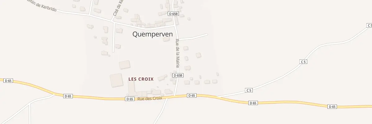 Plan du 19B Rue de la Mairie à Quemperven
