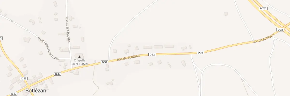 Plan du 14 Rue de Botlezan à Bégard