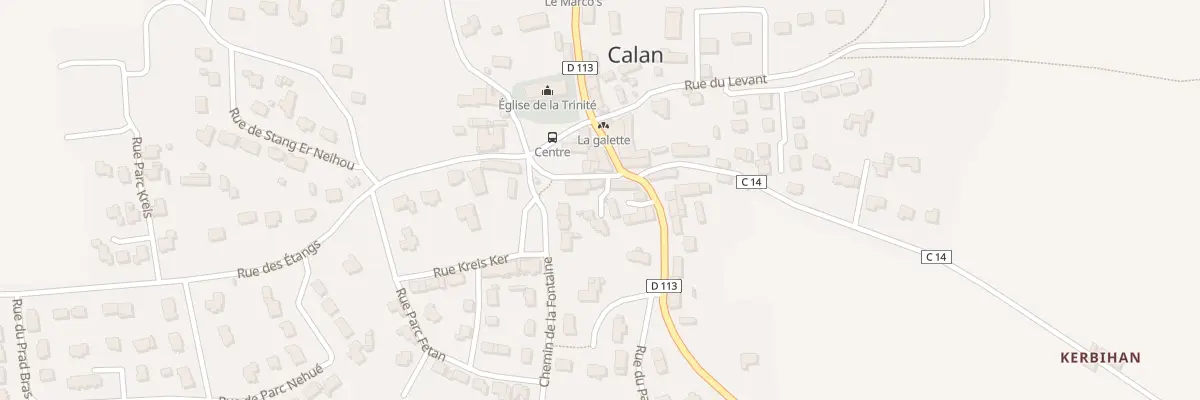 Plan du 5108 Le Bourg à Calan