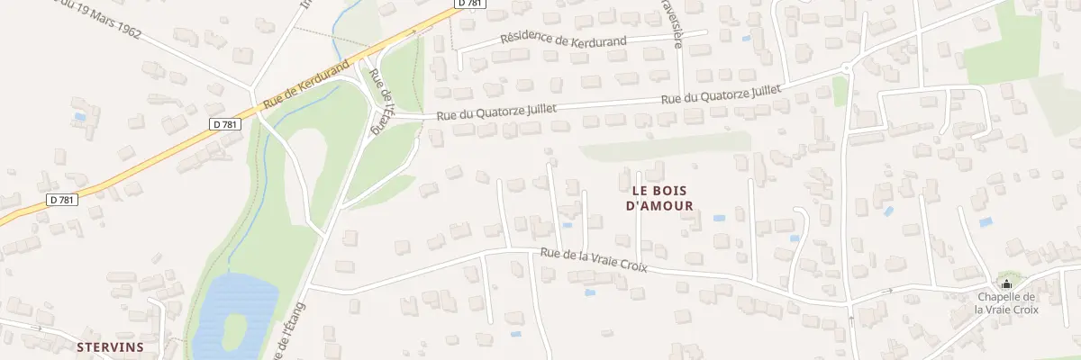 Plan du 40T Rue de la Vraie Croix à Riantec