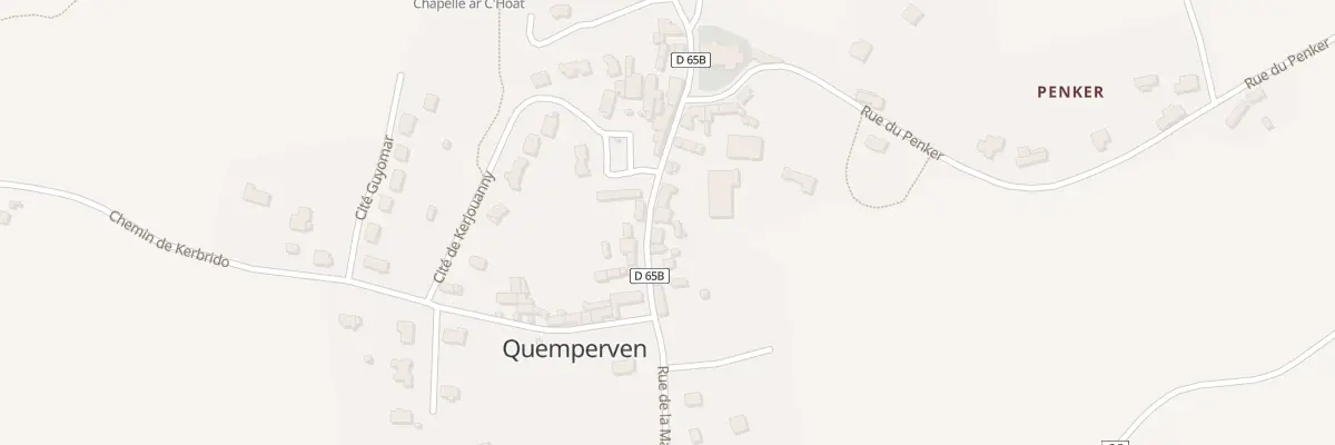 Plan du 5006 Le Bourg à Quemperven