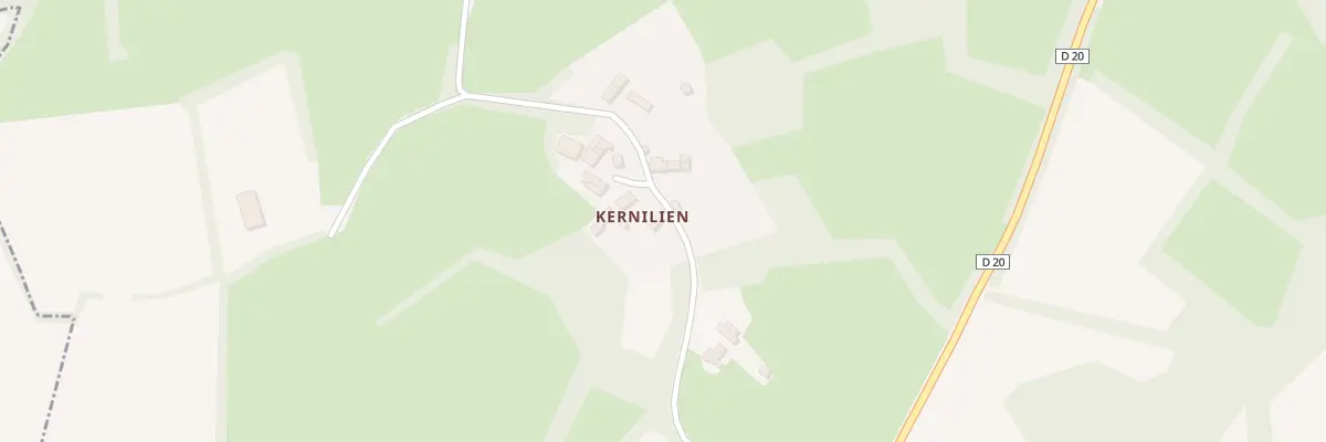 Plan du 5118 Kernilien à Peumerit-Quintin