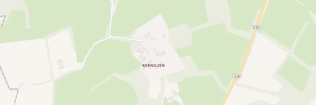 Plan du 5127 Kernilien à Peumerit-Quintin