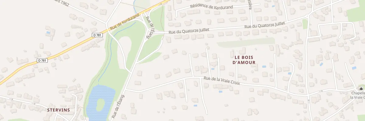 Plan du 46T Rue de la Vraie Croix à Riantec