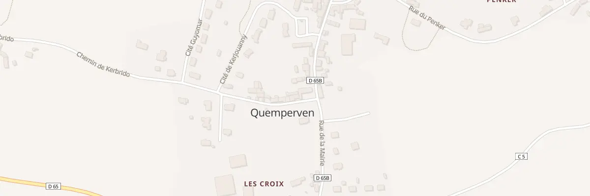 Plan du 5171 Le Bourg à Quemperven