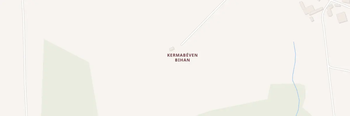 Plan du 5425 Kermabeven Bihan à Kergrist-Moëlou