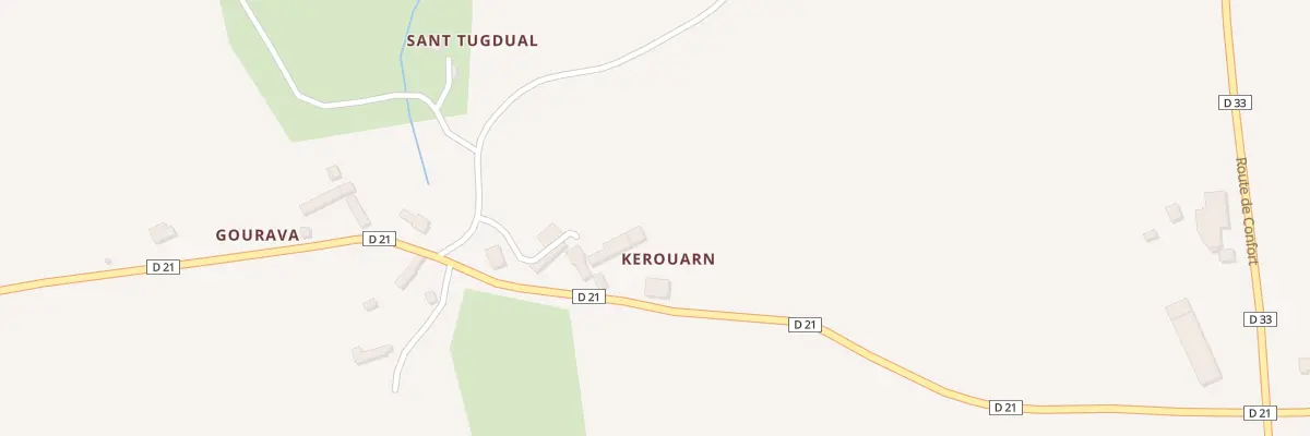 Plan du 5165 Kerouarn à Prat