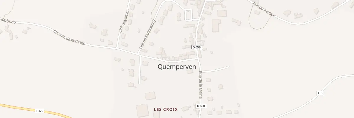 Plan du 5029 Le Bourg à Quemperven