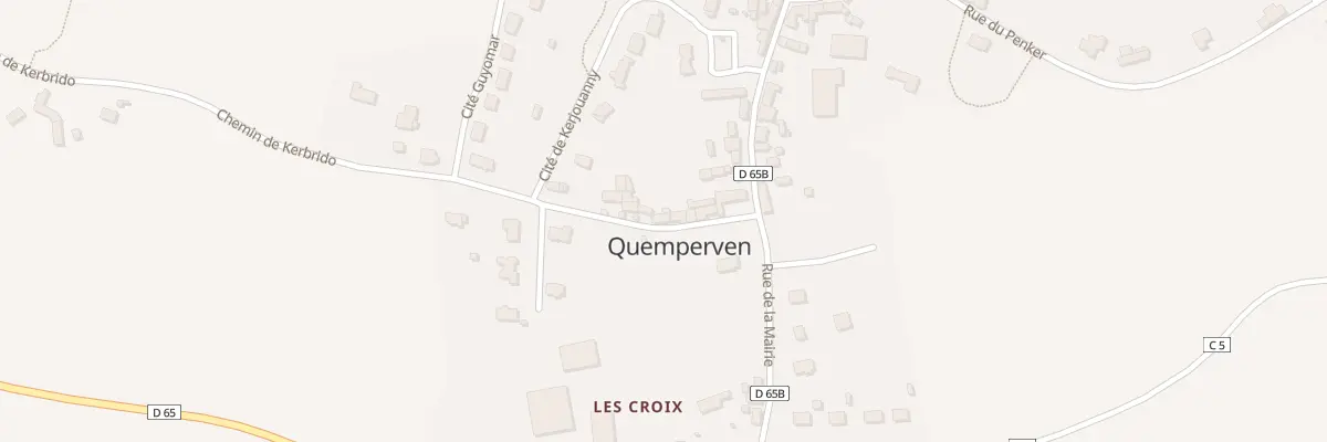 Plan du 5030 Le Bourg à Quemperven