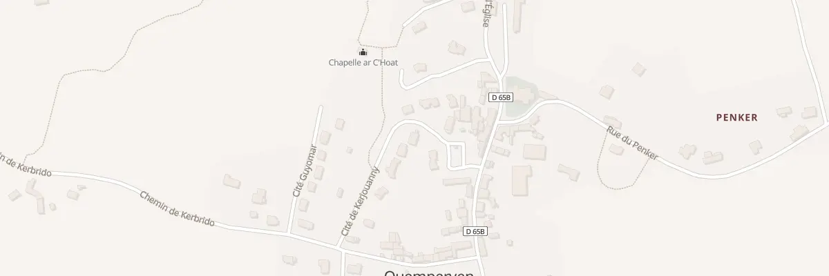 Plan du 5174 Le Bourg à Quemperven