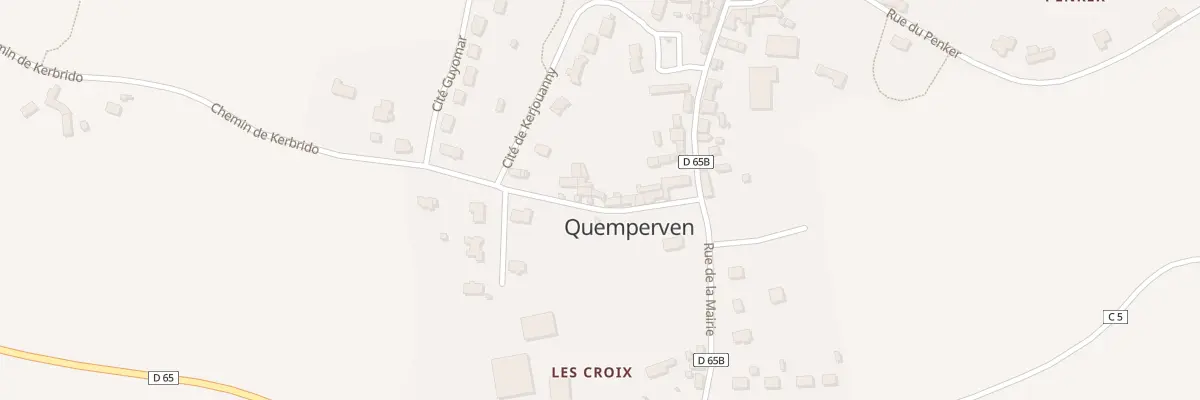 Plan du 5031 Le Bourg à Quemperven