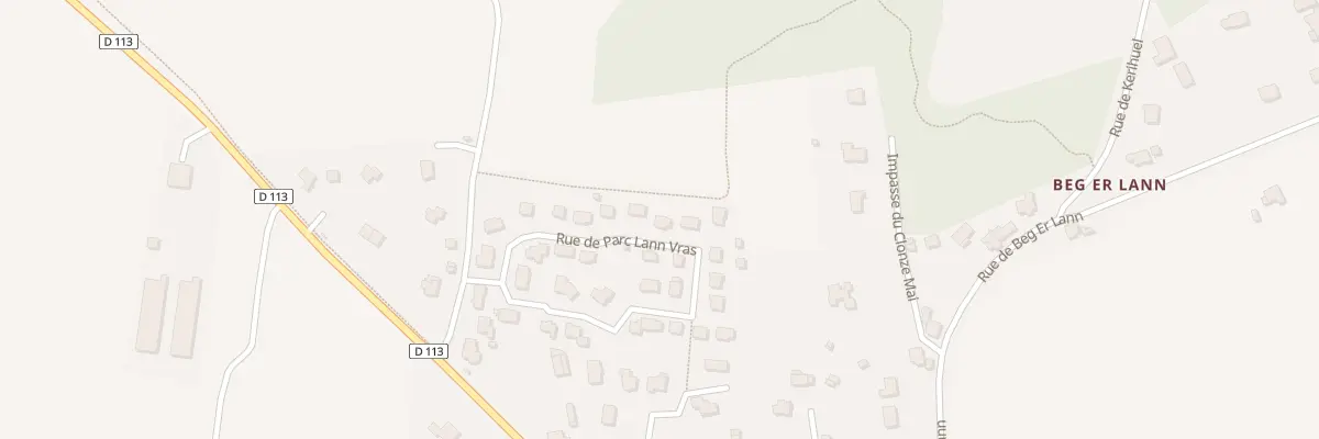 Plan du 26 Rue de Parc Lann Vras à Calan