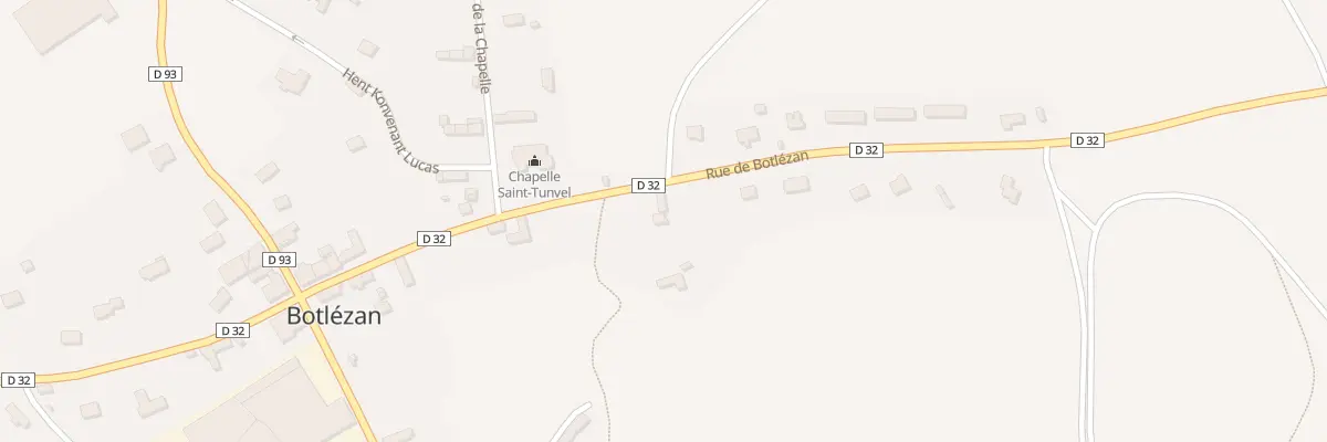 Plan du 15 Rue de Botlezan à Bégard