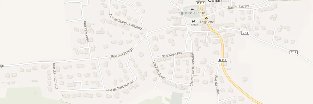 Plan du 4 Rue du Parc Fetan à Calan