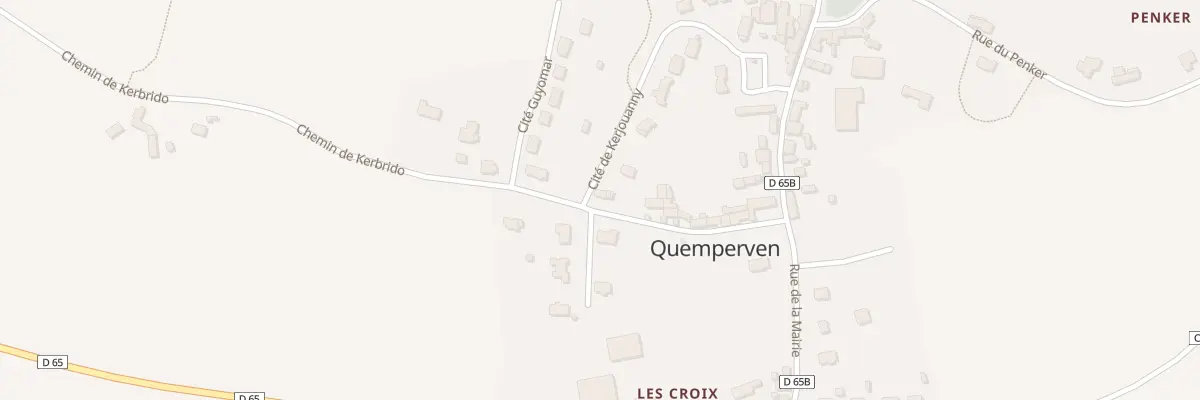 Plan du 5034 Le Bourg à Quemperven