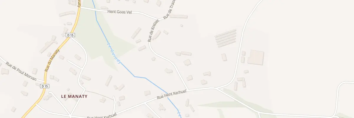 Plan du 3 Rue de Kreizet à Louargat