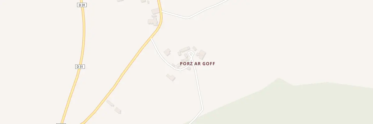 Plan du 4 Porz Ar Goff à Bulat-Pestivien