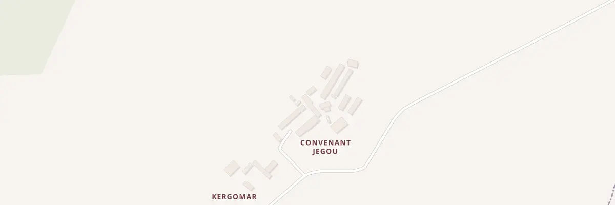 Plan du 5260 Convenant Jegou à Prat
