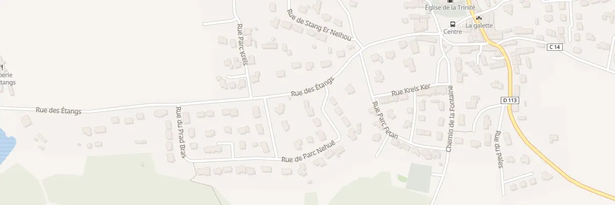 Plan du 2 Rue de Parc Nehue à Calan
