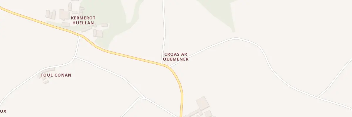 Plan du 3 Croas ar Quemener à Coatréven