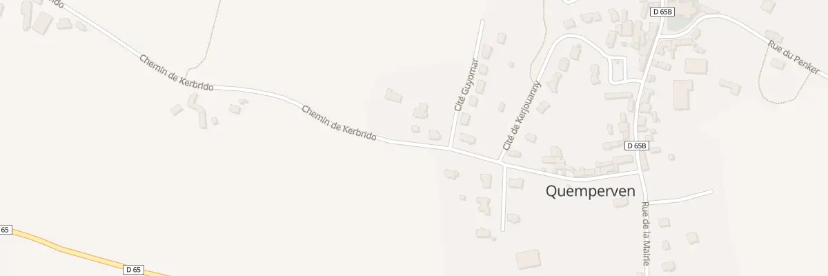 Plan du 18 Rue de Kerbrido à Quemperven