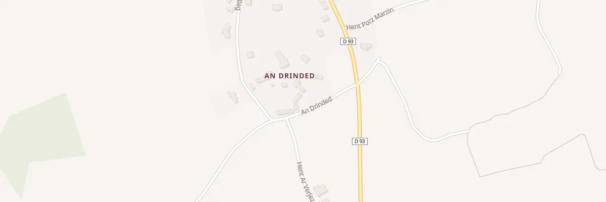 Plan du 10 An Drinded à Bégard