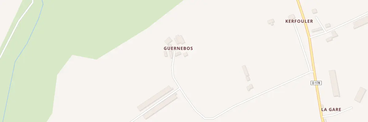Plan du 5164 Guernebosse à Kernascléden