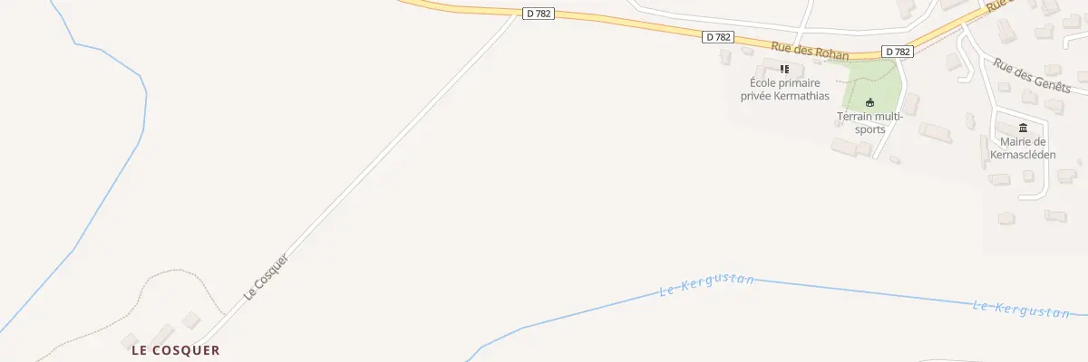 Plan du 5120 Le Cosquer à Kernascléden