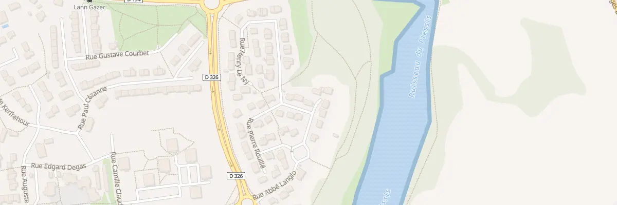 Plan du 22 Rue Abbé Langlo à Lanester