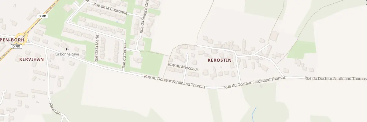 Plan du 2 Rue du Mercoeur à Riantec