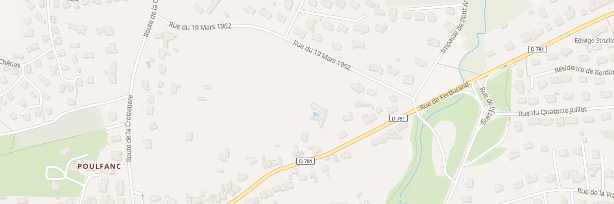 Plan du 134B Rue de Kerdurand à Riantec