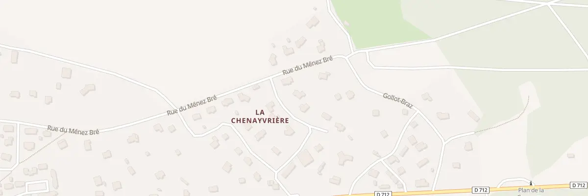 Plan du 9 Lot la Chenevière à Louargat
