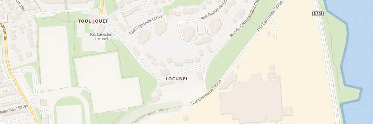 Plan du 25 Rue de Locunel à Lanester
