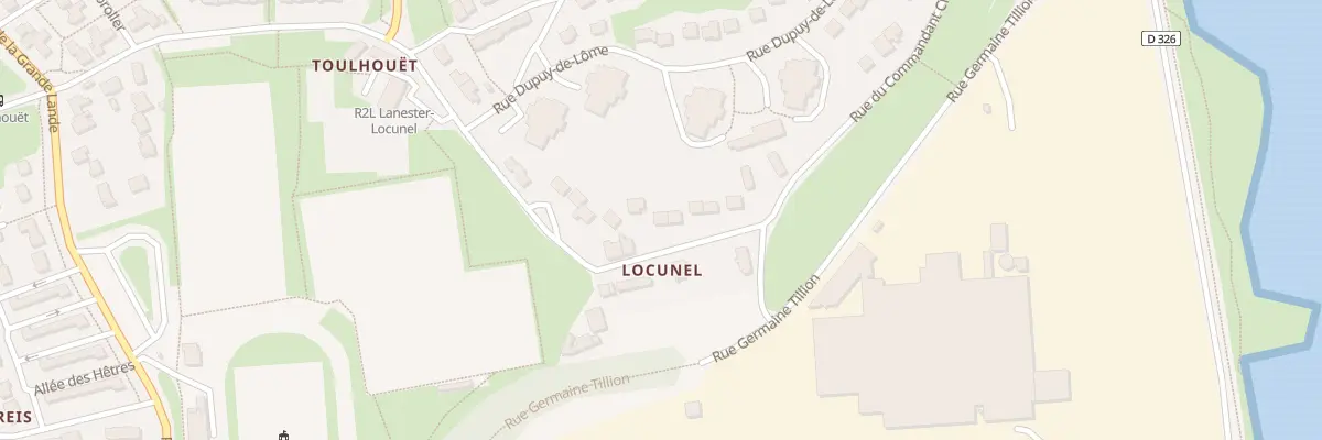 Plan du 21 Rue de Locunel à Lanester