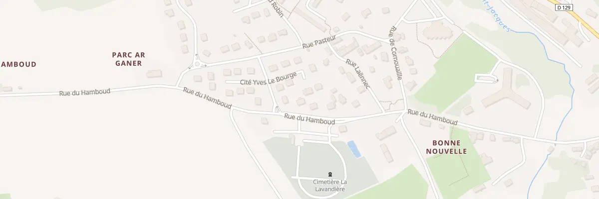 Plan du 6 Cité Yves Le Bourges à Rostrenen