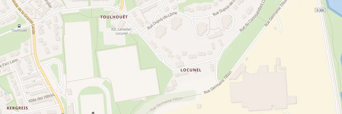 Plan du 11 Rue de Locunel à Lanester