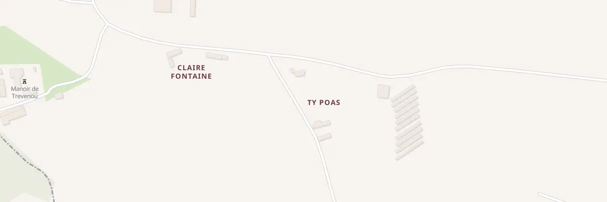 Plan du 6 Ty Poas à Langoat