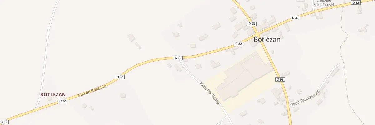 Plan du 41 Rue de Botlezan à Bégard