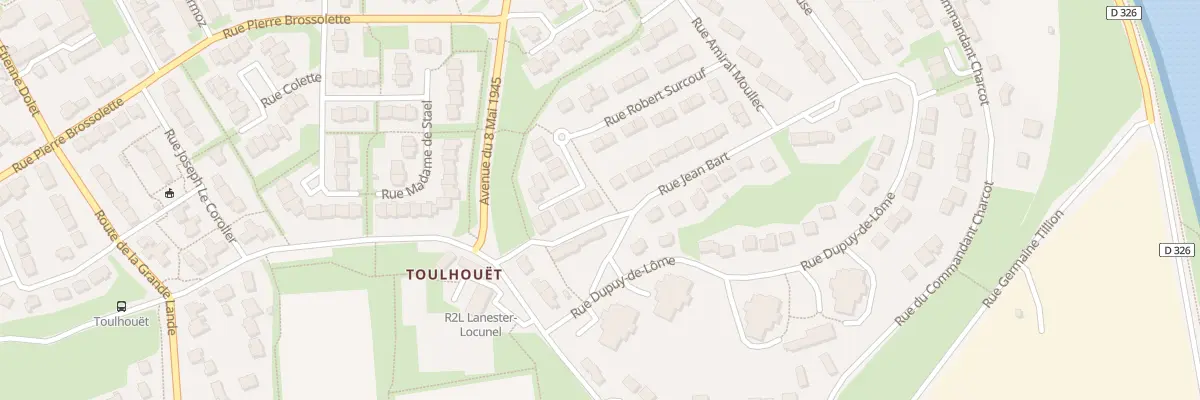 Plan du 19 Rue Robert Surcouf à Lanester