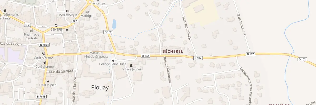 Plan du 31 Rue de Bécherel à Plouay