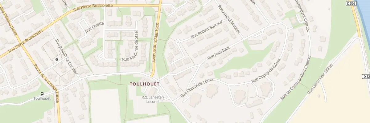 Plan du 21 Rue Robert Surcouf à Lanester