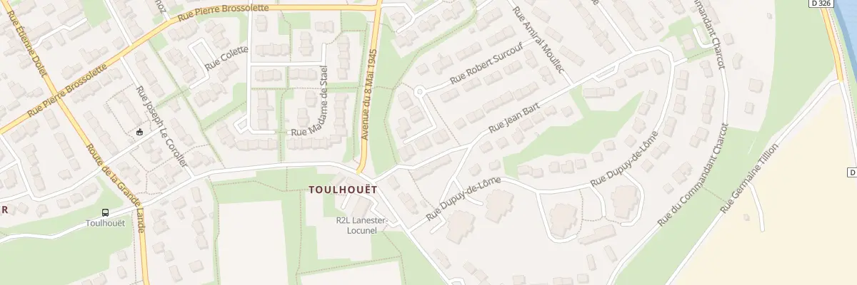 Plan du 23 Rue Robert Surcouf à Lanester